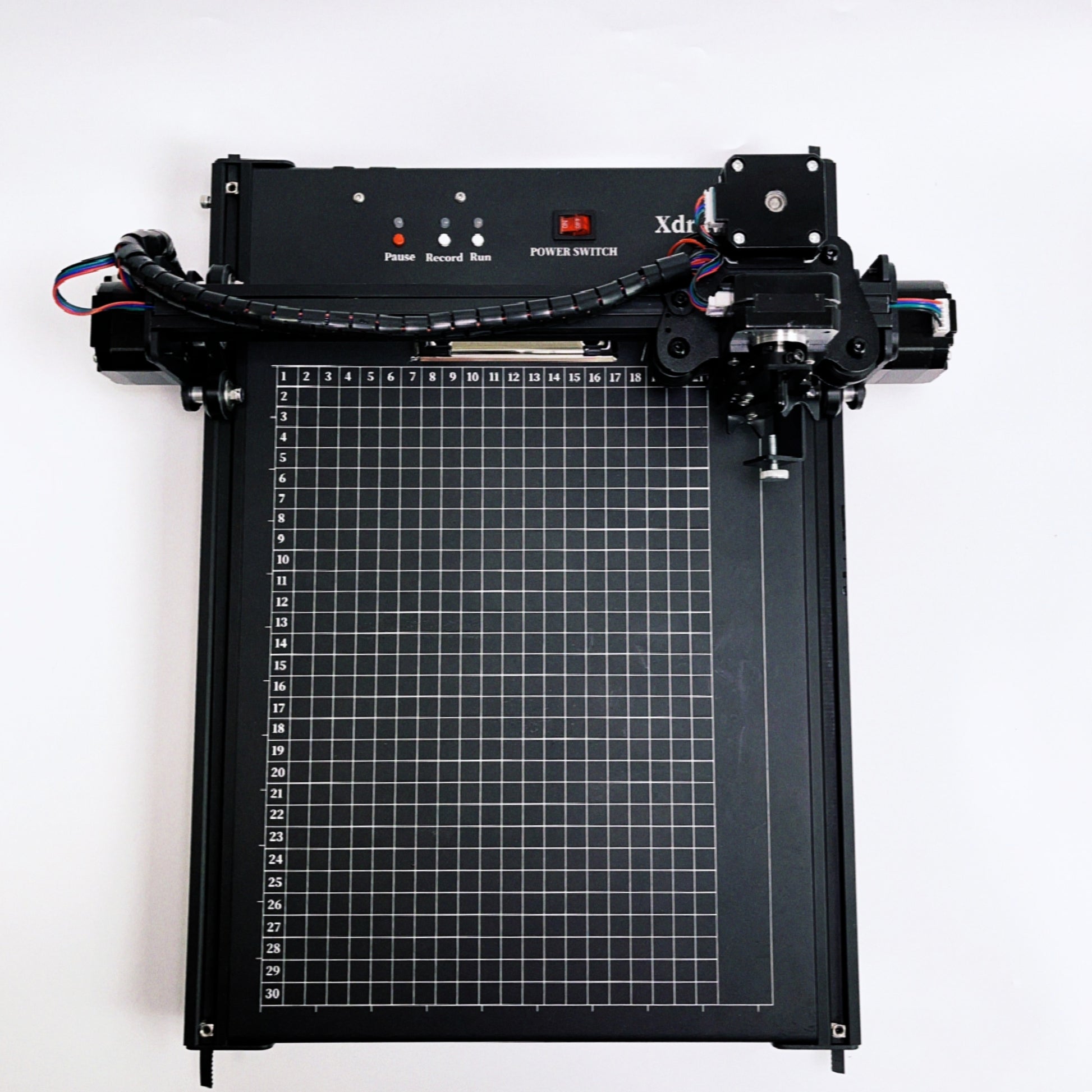 xDraw A4 pen plotter with 12x12 inch enlarged base plate and offline function for signature drawing