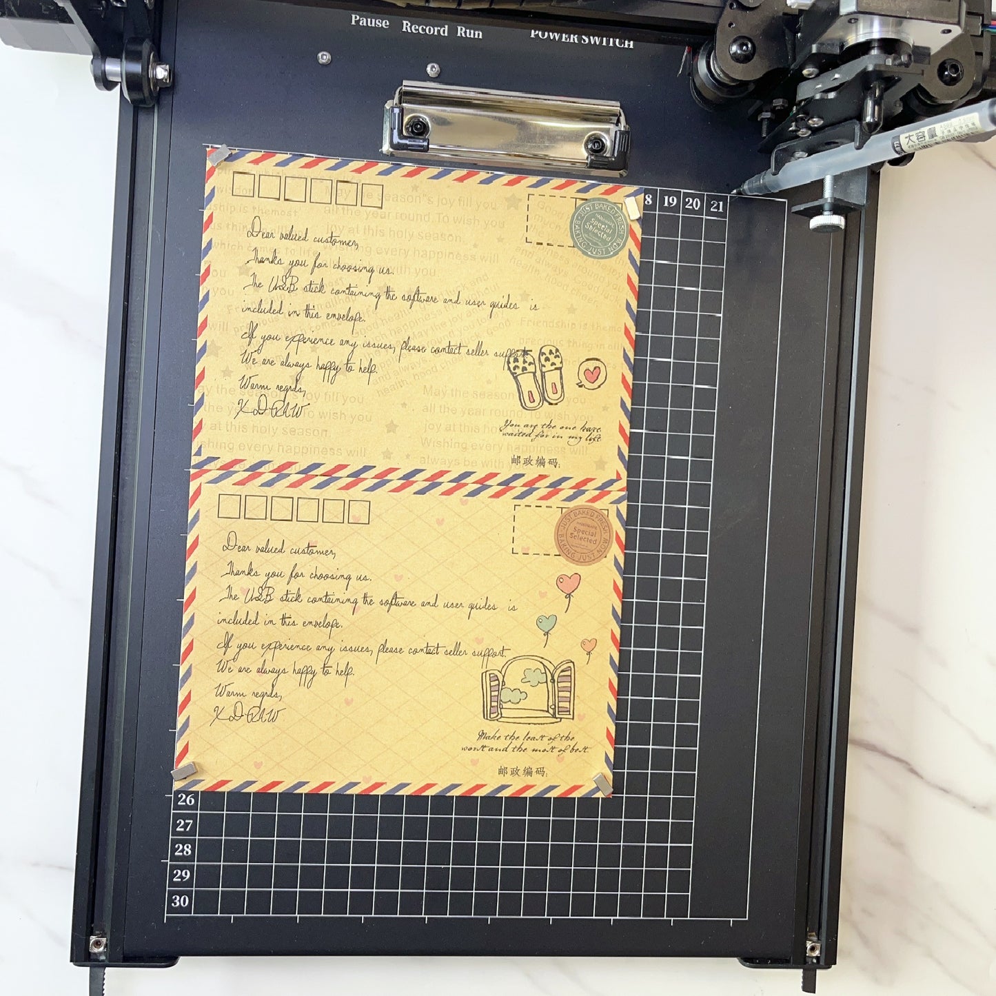 XDRAW A4 Pen Plotter - Precision Signature Drawing & Writing Robot with Offline Function