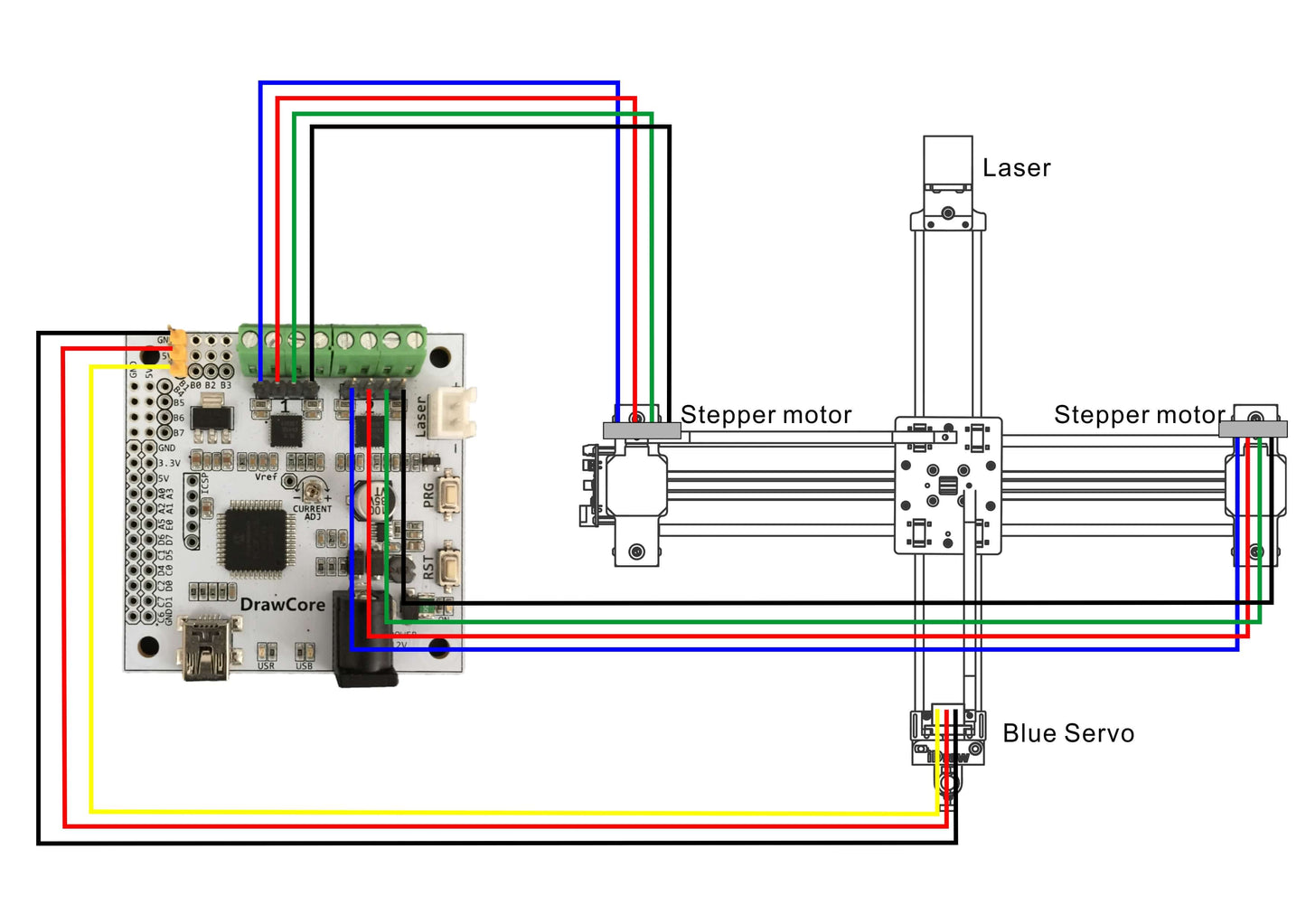 500mw High Power Laser Expansion Kit for XY Plotter iDraw Writing Robot